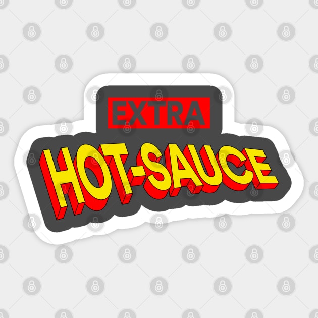 X-tra hot sauce Sticker by Chiro Loco